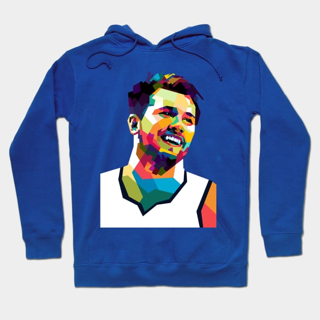 Luka Doncic WPAP Hoodie by awangwidyatama